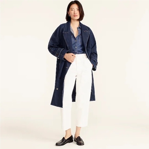 J.Crew High-Rise Patch Pocket Straight-Leg Jean - Picture 3 of 14